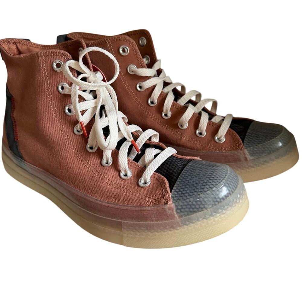 Converse Chuck Taylor All Star CX High Top Sneakers Brown Translucent Men’s 9